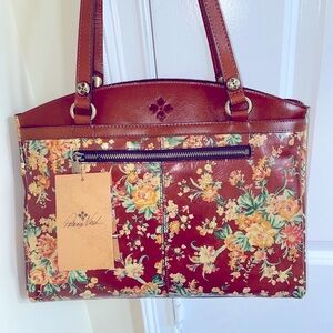Patricia Nash Bag Poppy Botanical Print Collection NWT